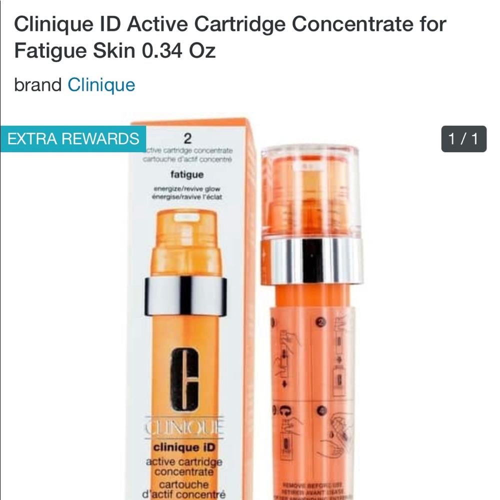 BNIB CliniqueID activeCartridge/energy,glow,revive